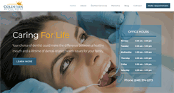 Desktop Screenshot of goldsteindentalgroup.com